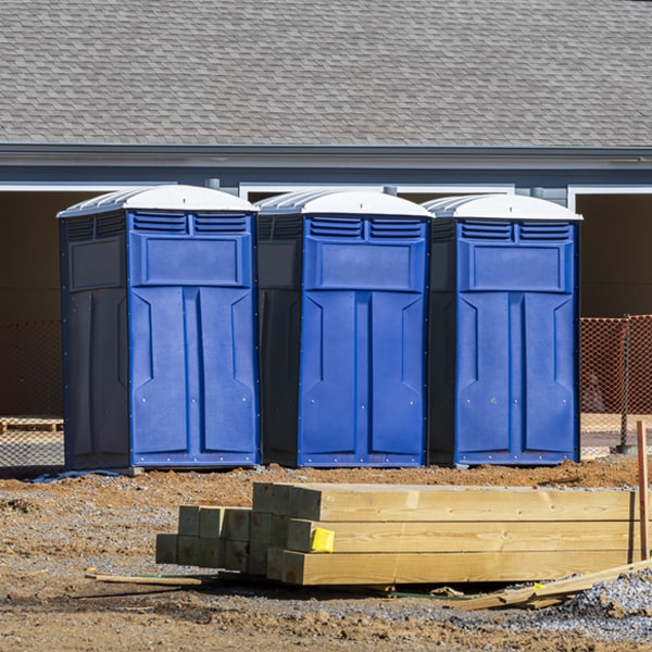 is there a specific order in which to place multiple portable toilets in Windham ME